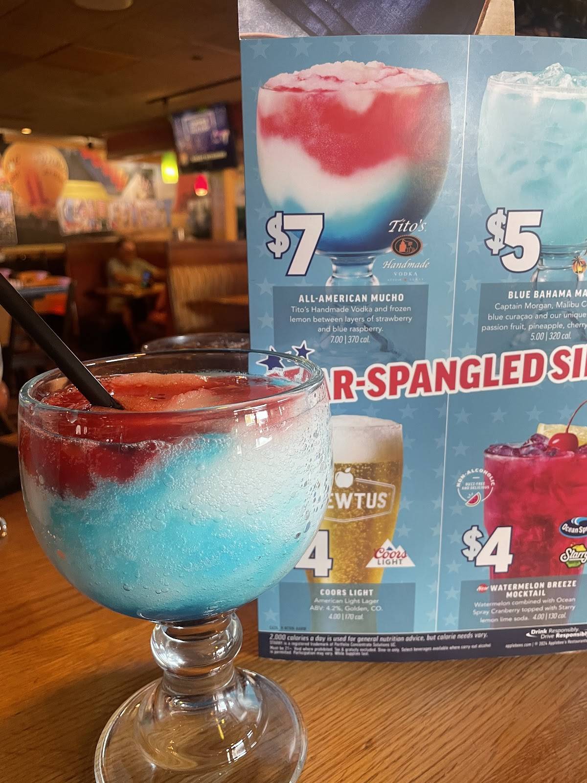 Applebee's Grill + Bar меню