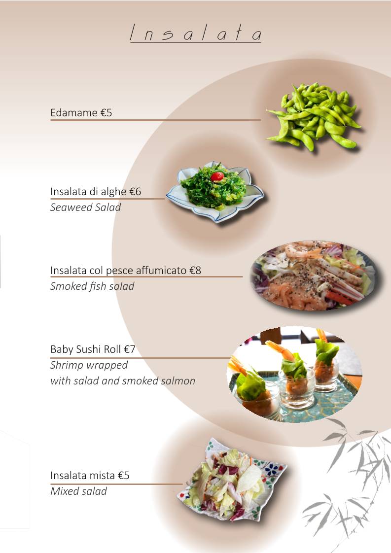 AsiaH Ristorante меню