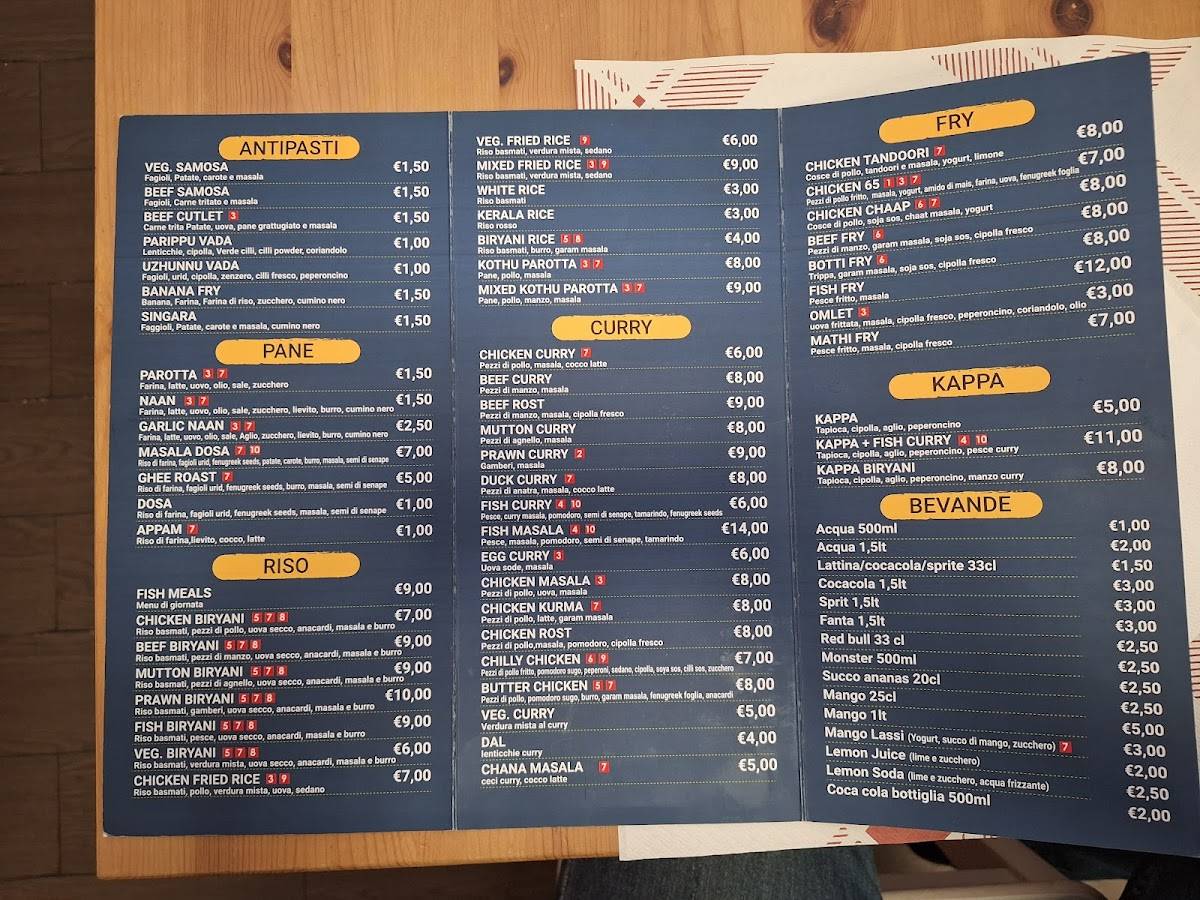 Asian Restaurant e Pizzeria меню