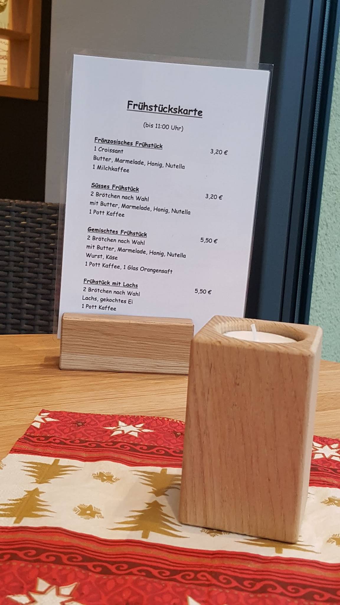 Bäckerei Inacker меню