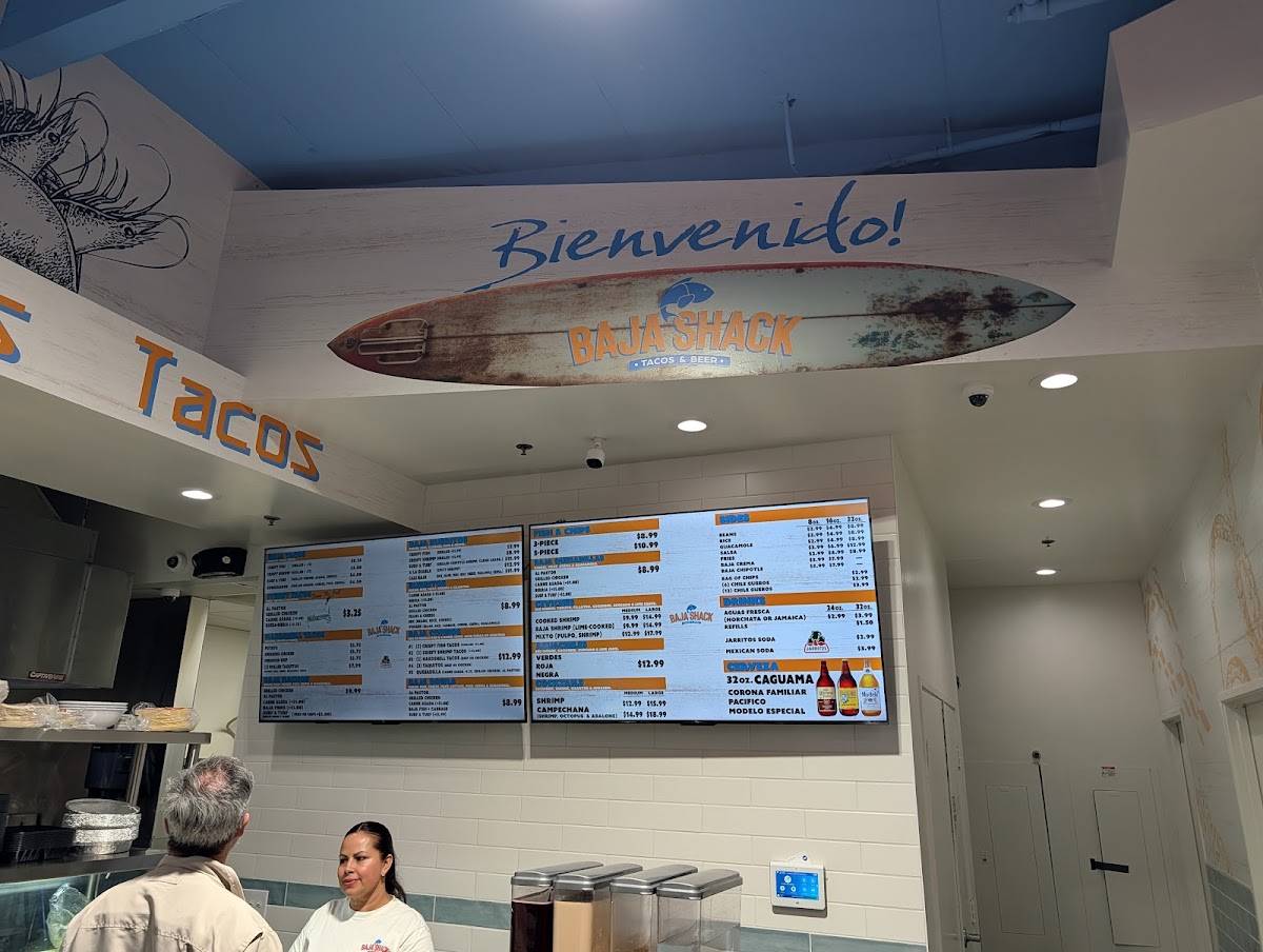 Baja Shack меню