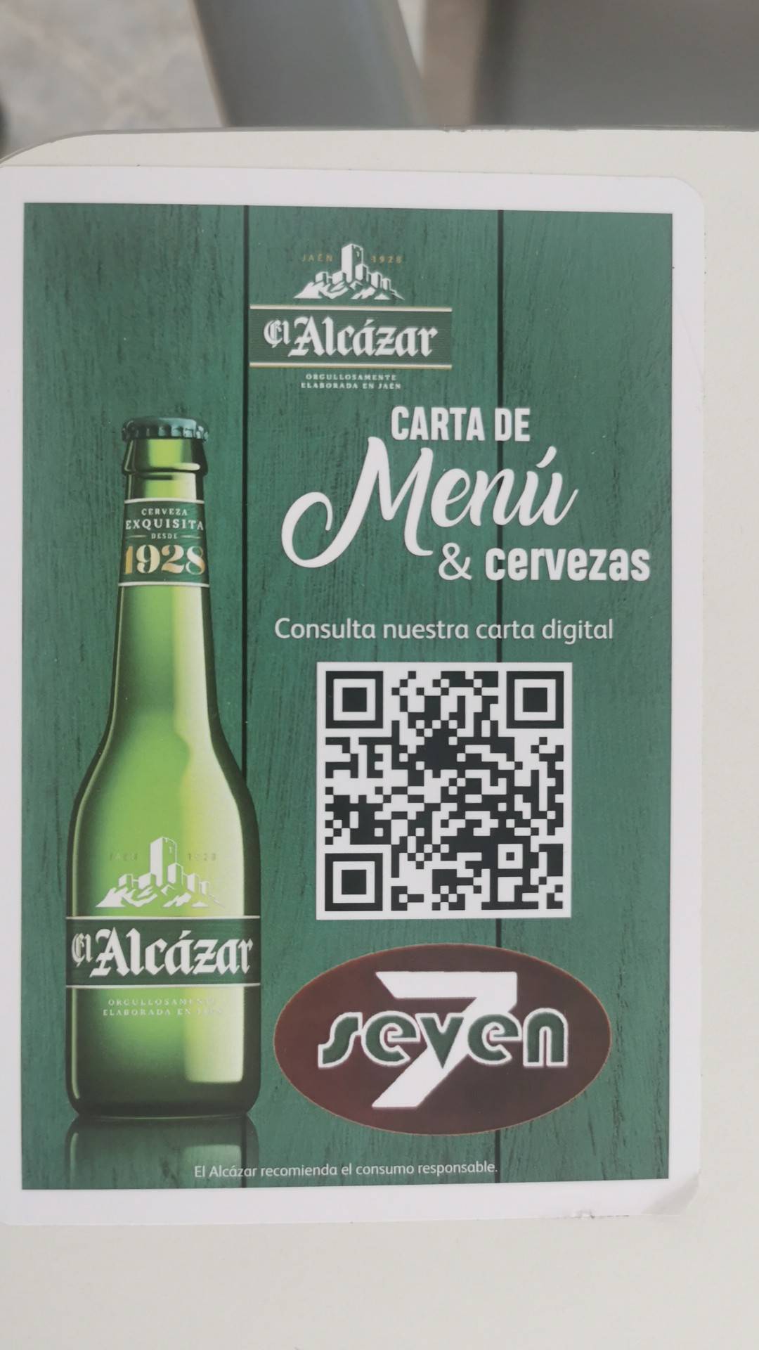 Bar Seven меню