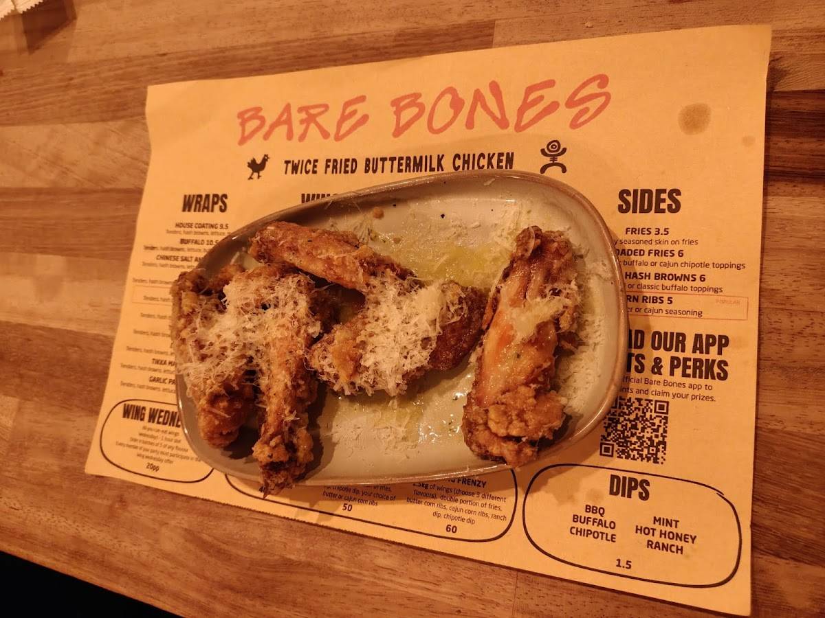 Bare Bones Chicken Wings меню