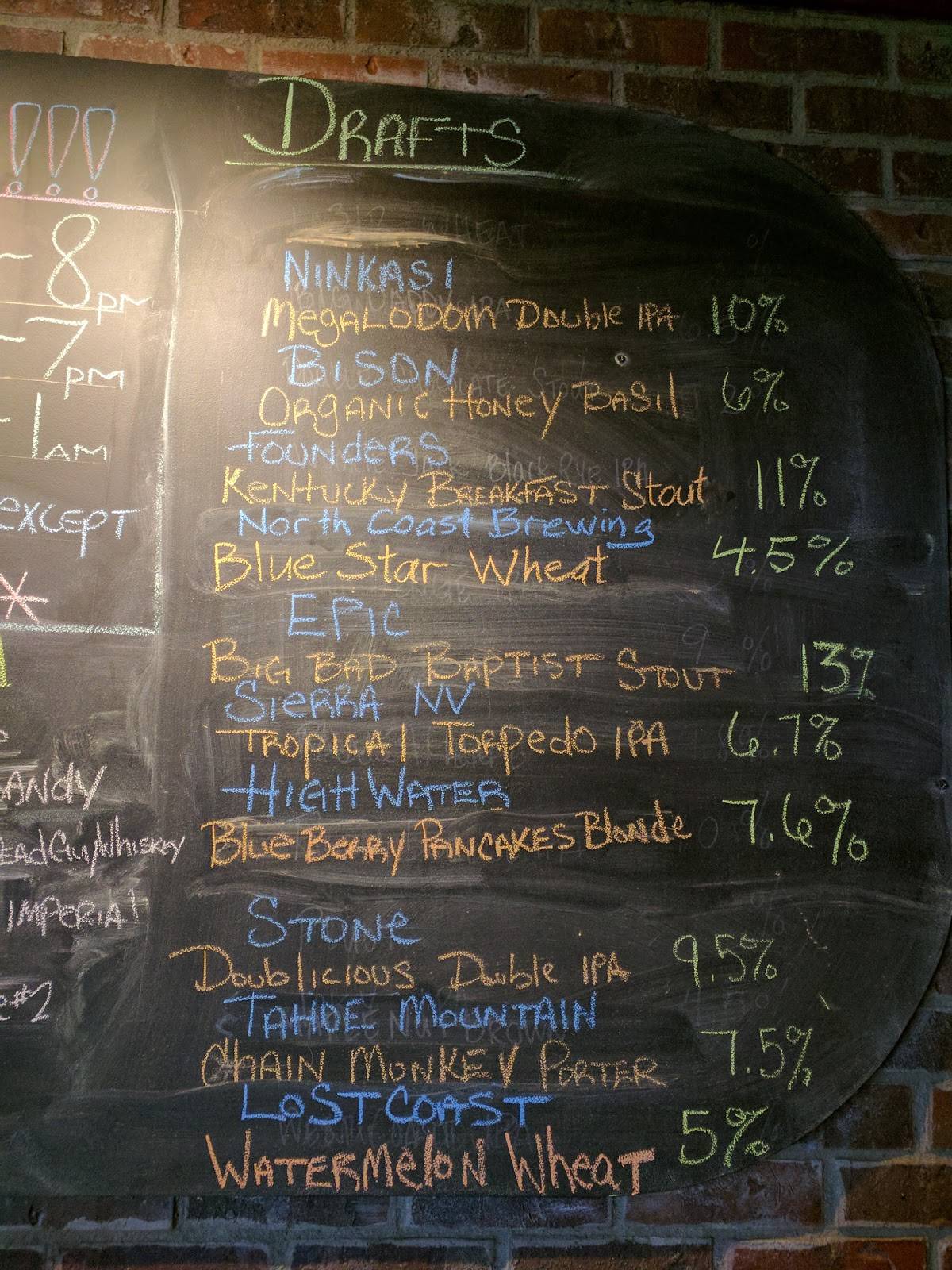 Beck's Brew House меню