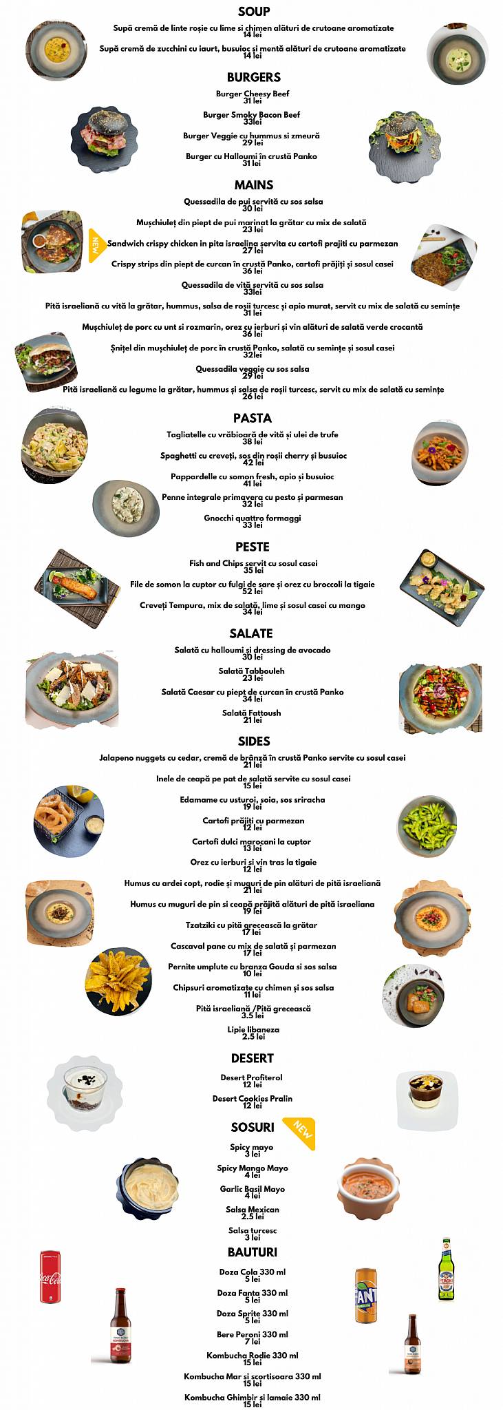 Ingredient Restaurant cu livrare la domiciliu меню