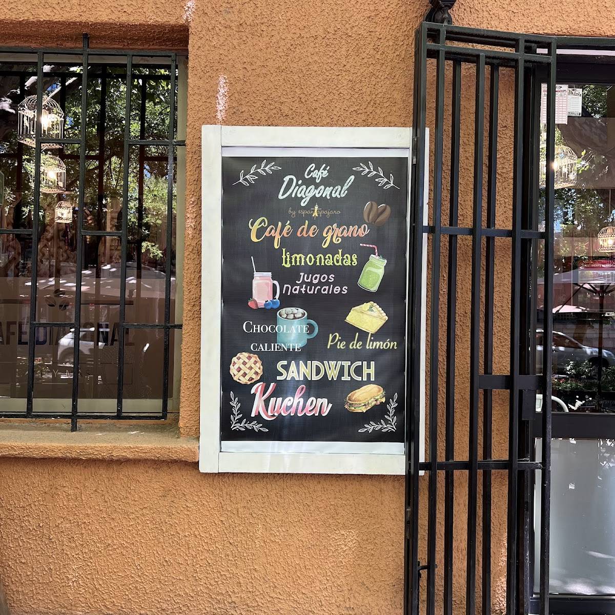 Café Diagonal меню
