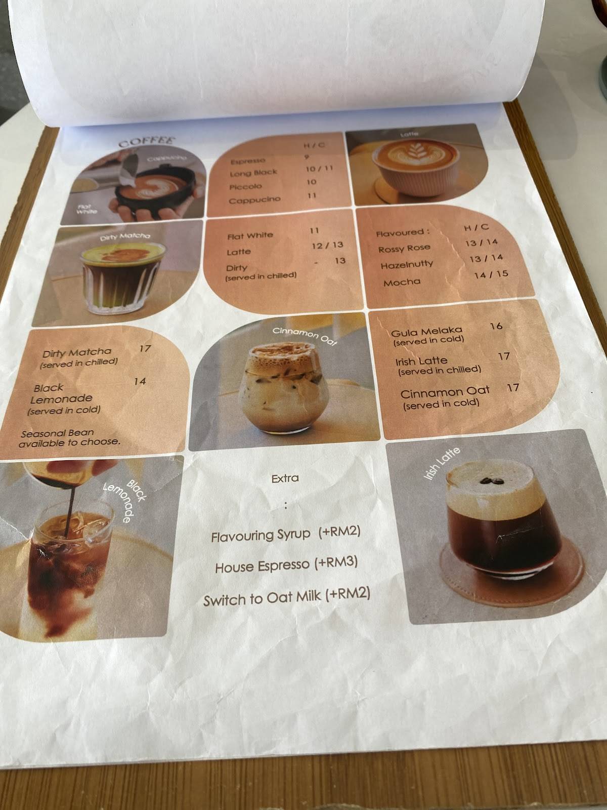 Null Cafe меню