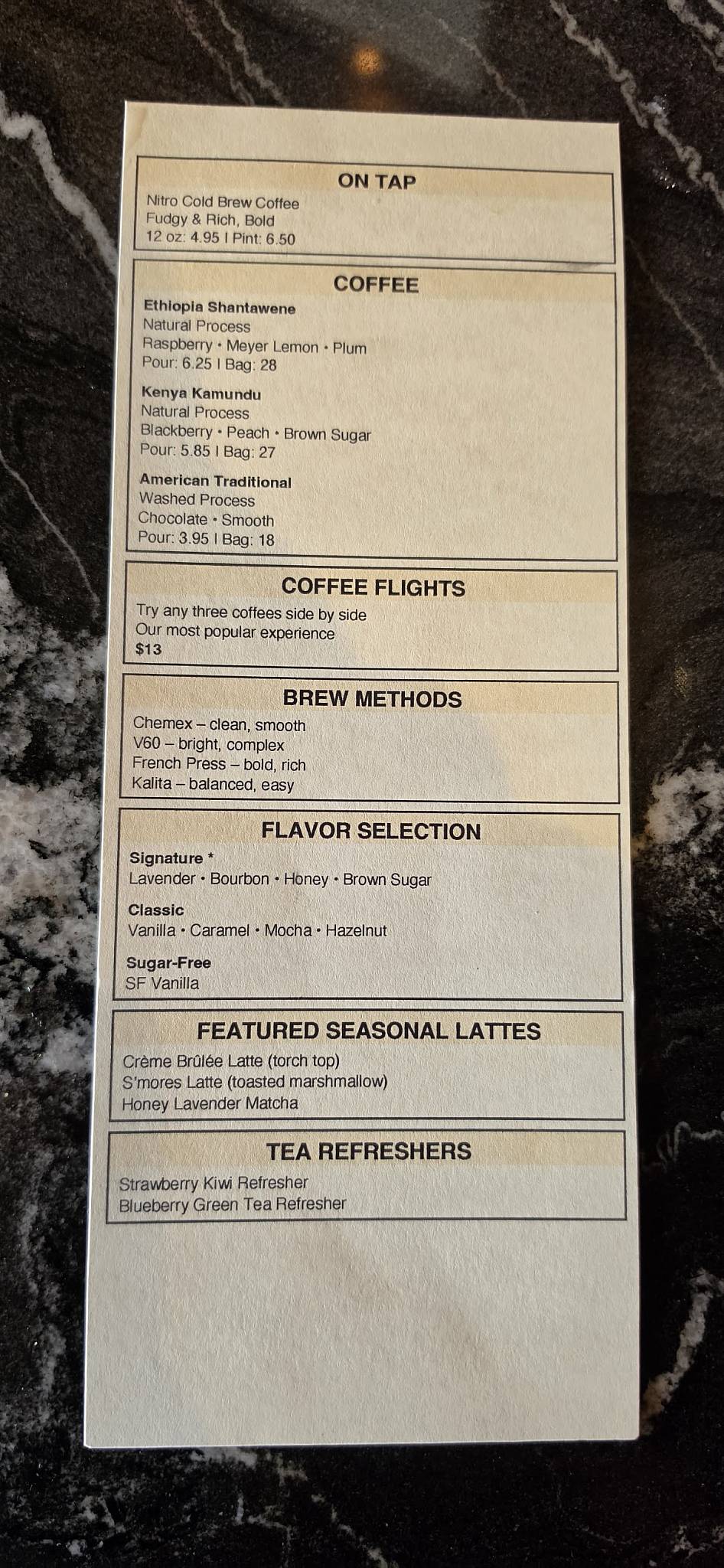 Cafe Rhema меню
