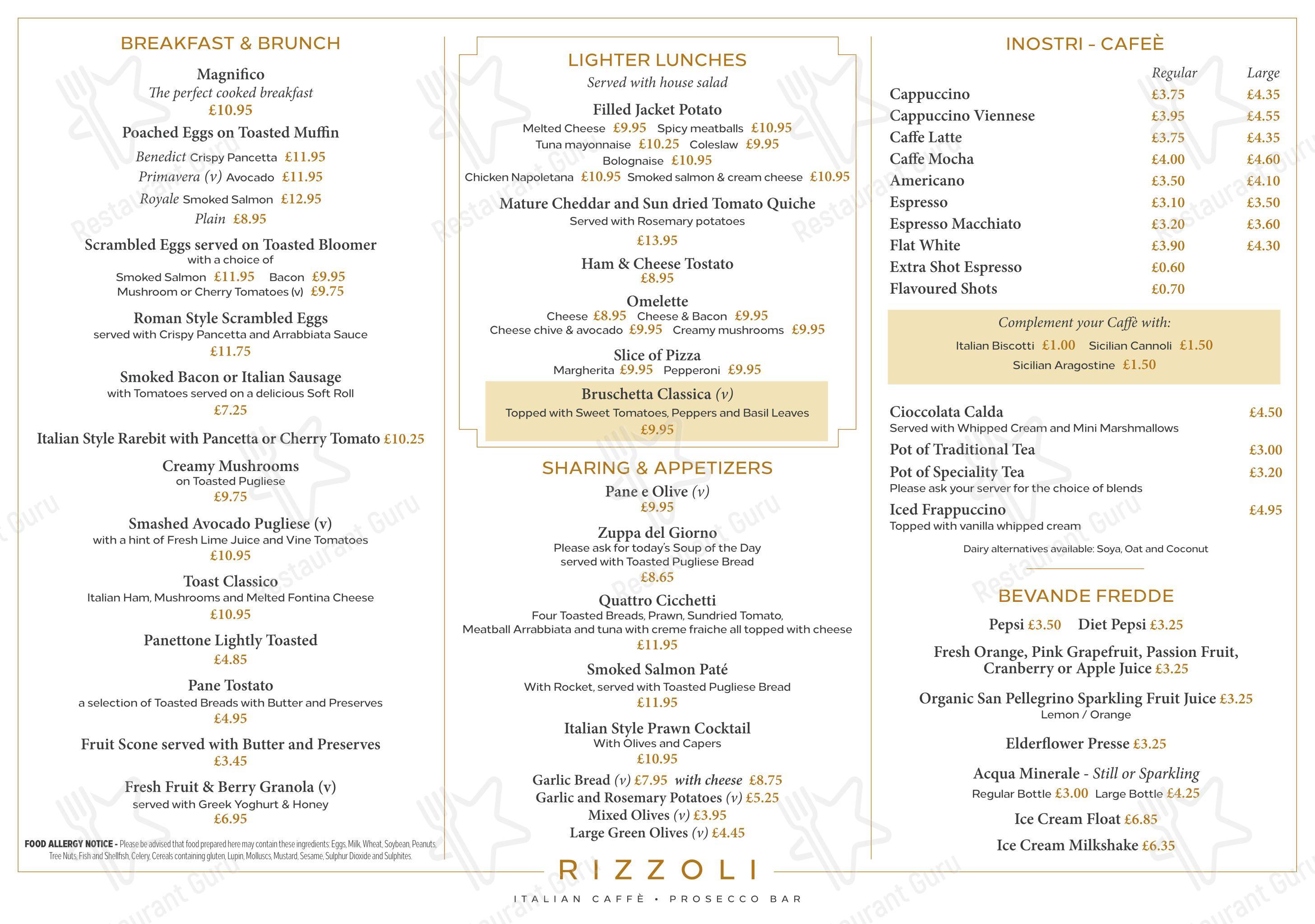 Caffè Rizzoli в Шеффилде - Детское