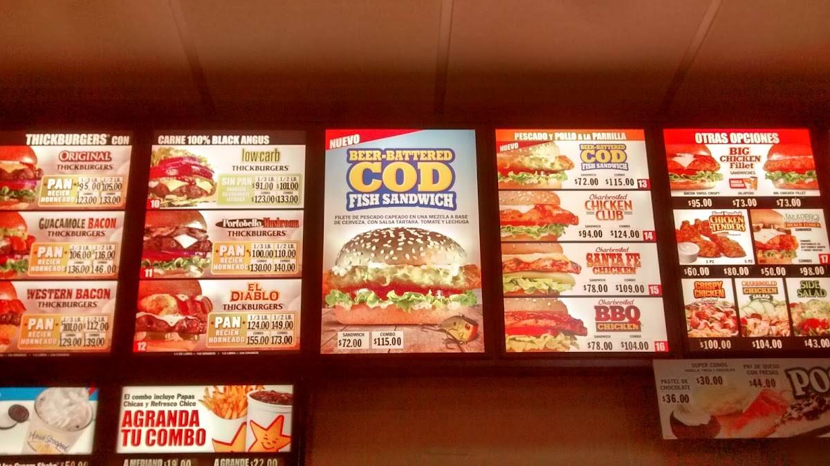Carl's Jr. San Fernando меню