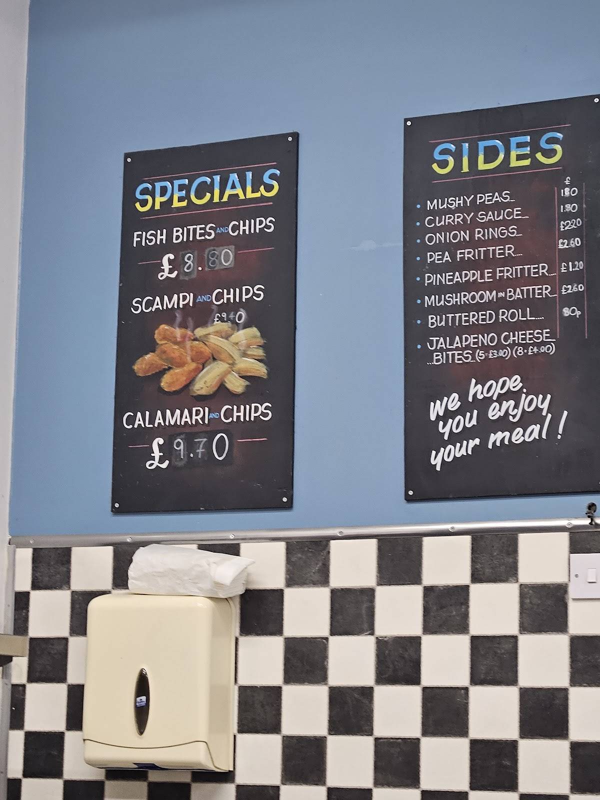 Castle Fish Bar меню