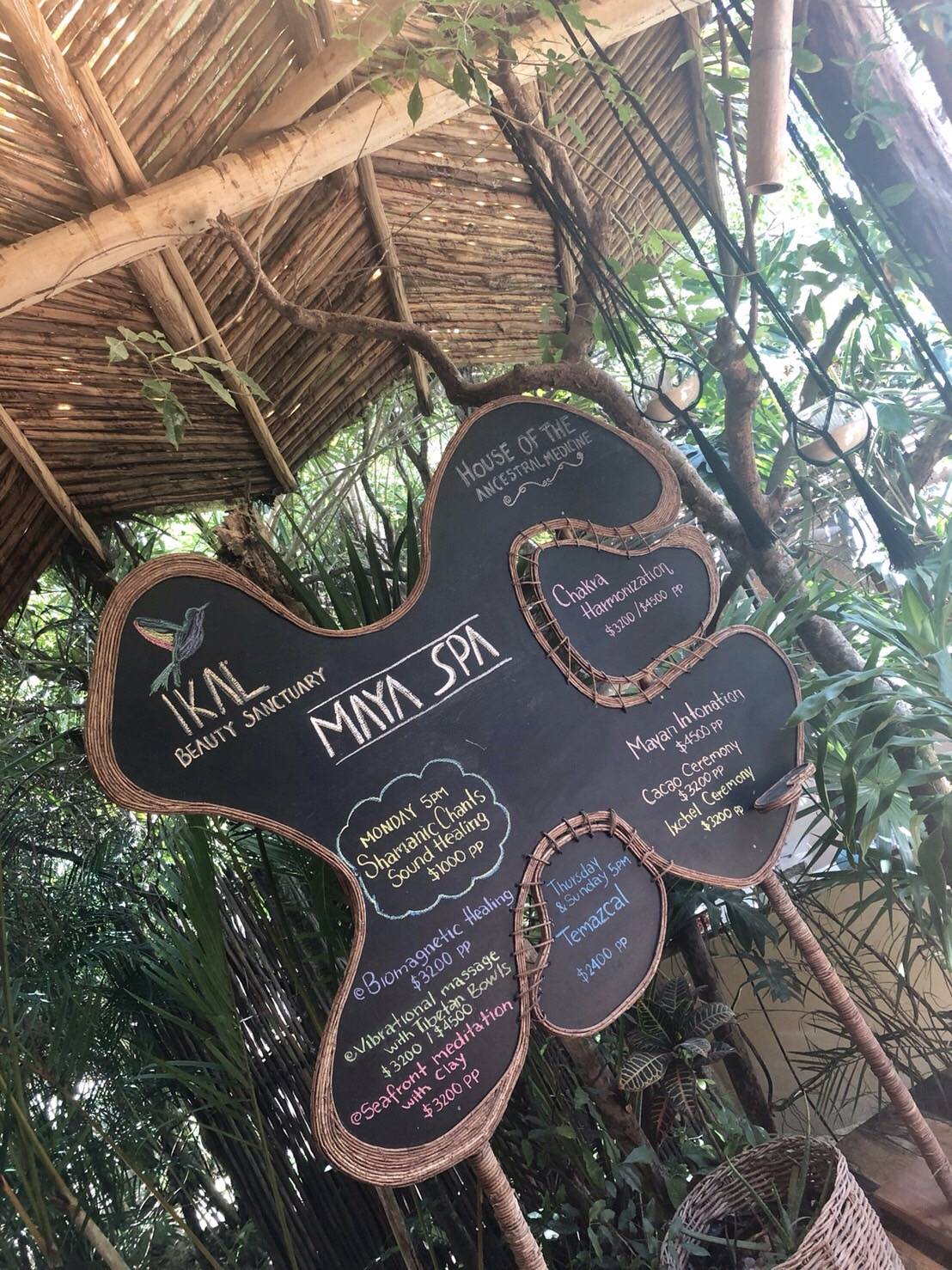 Elixik Tulum меню