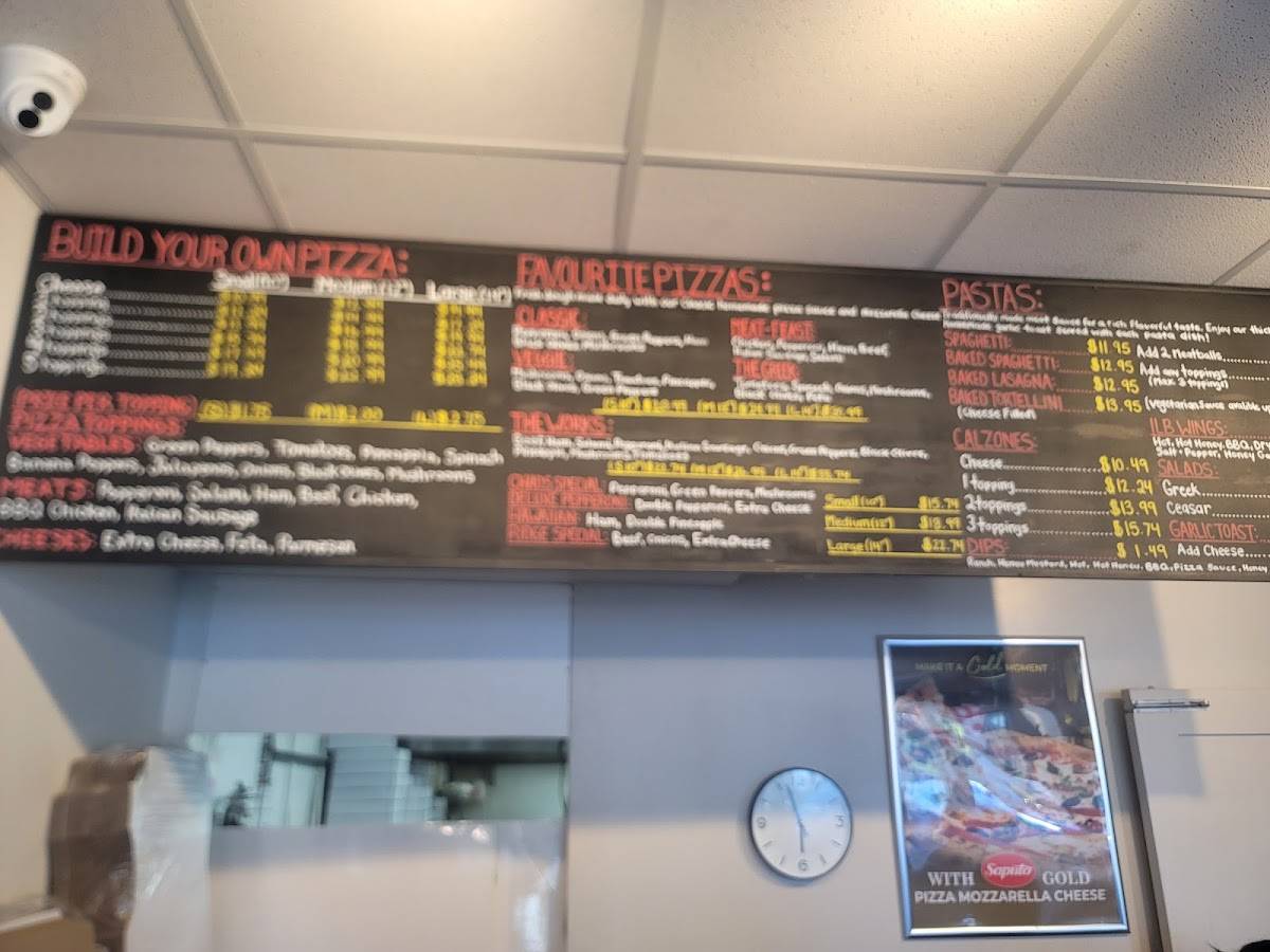 Chad's Pizza меню