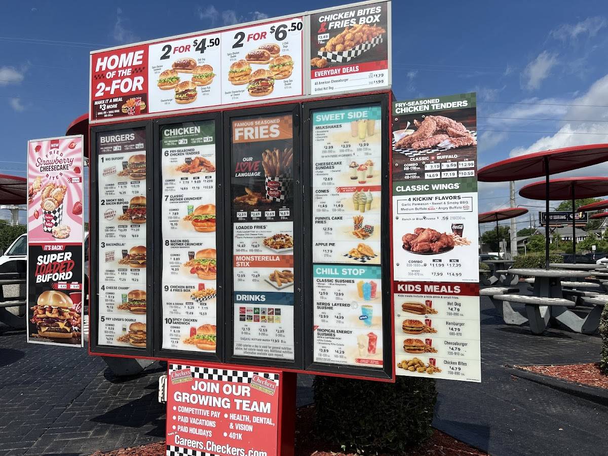 Checkers меню