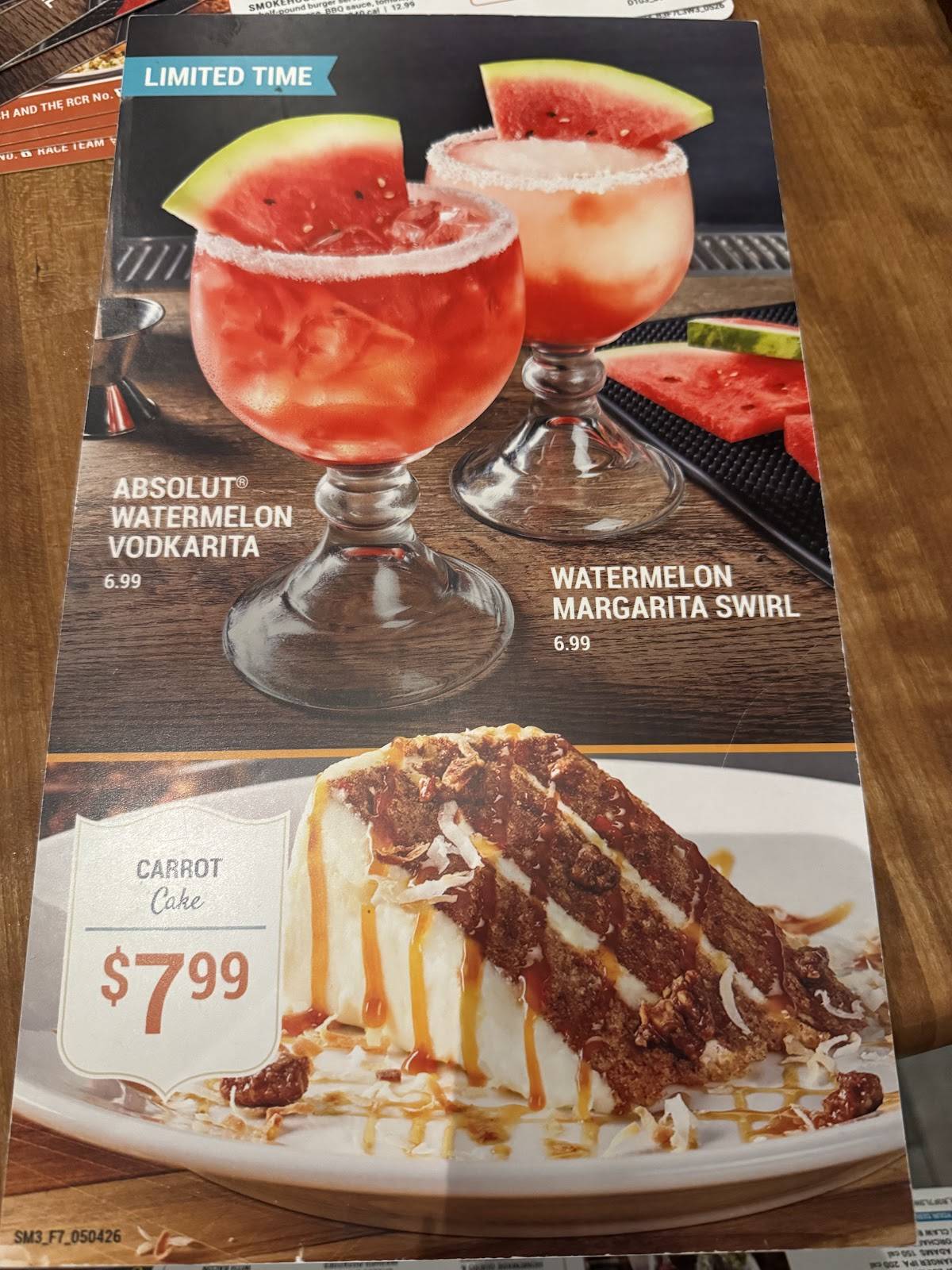 Cheddar's Scratch Kitchen меню