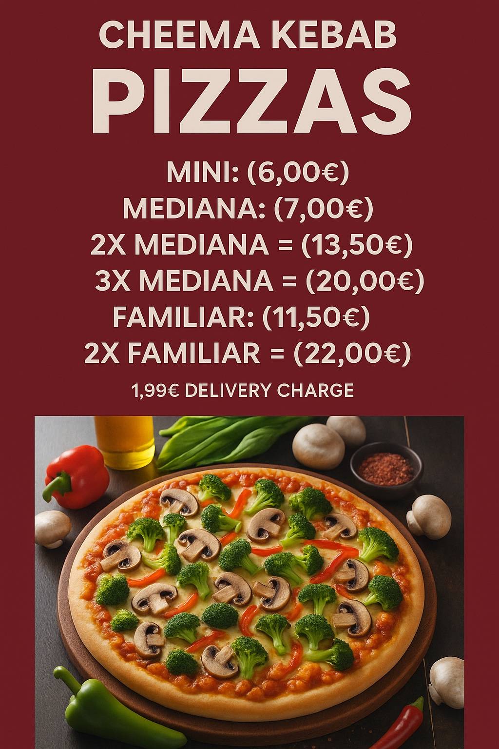 Cheema resturante меню