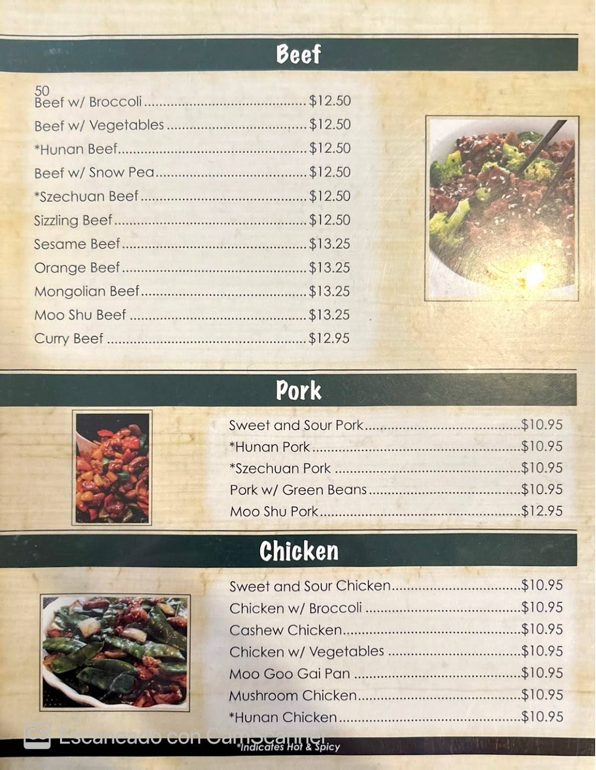 Chef Chu's Chinese меню