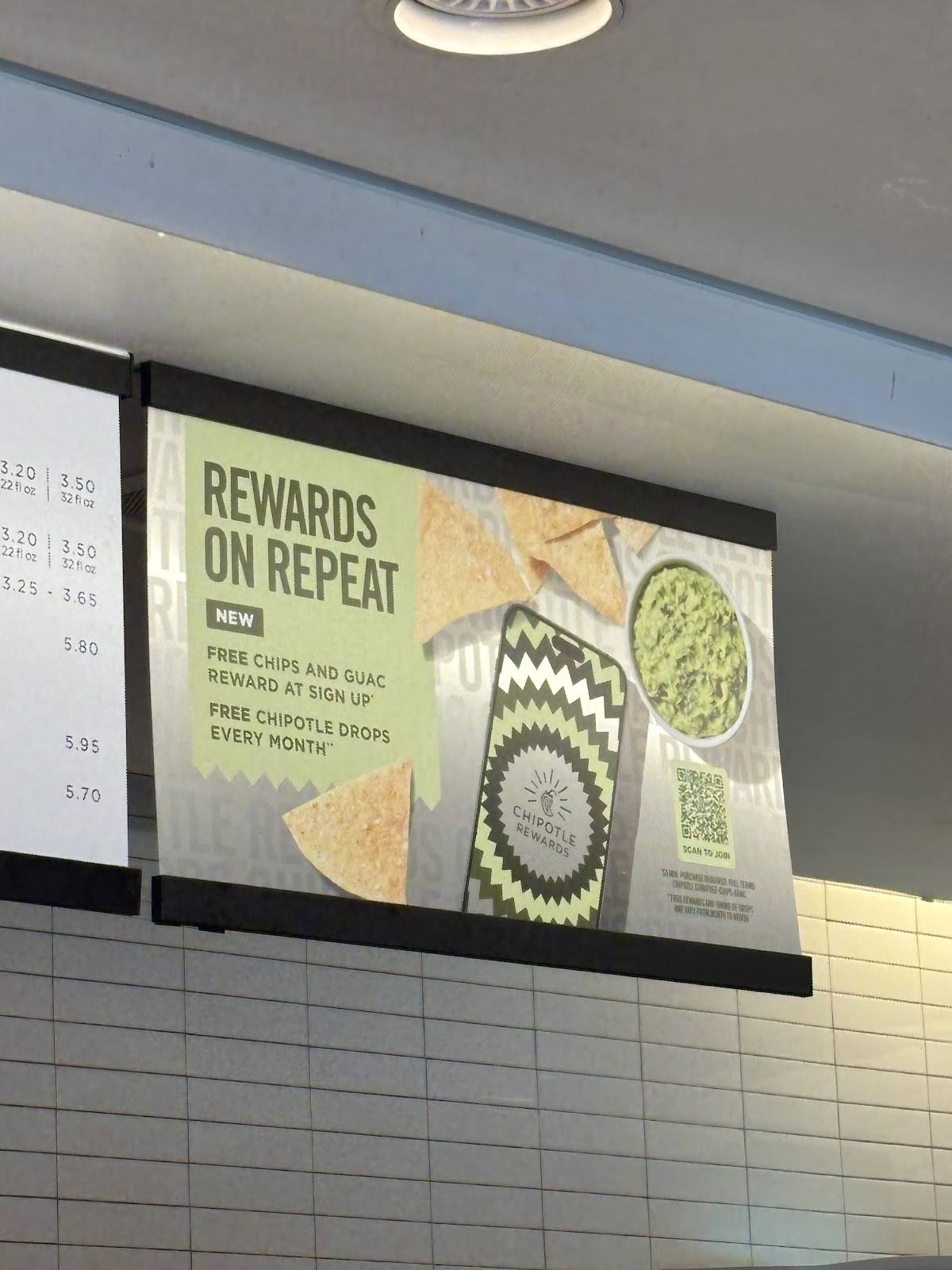 Chipotle Mexican Grill меню