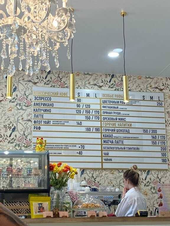 Coffee. Fleurs меню