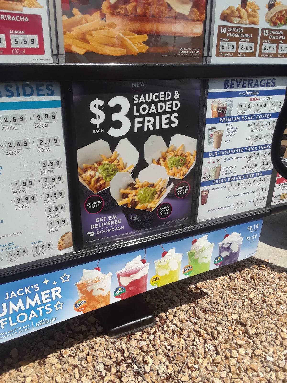 Jack in the Box меню
