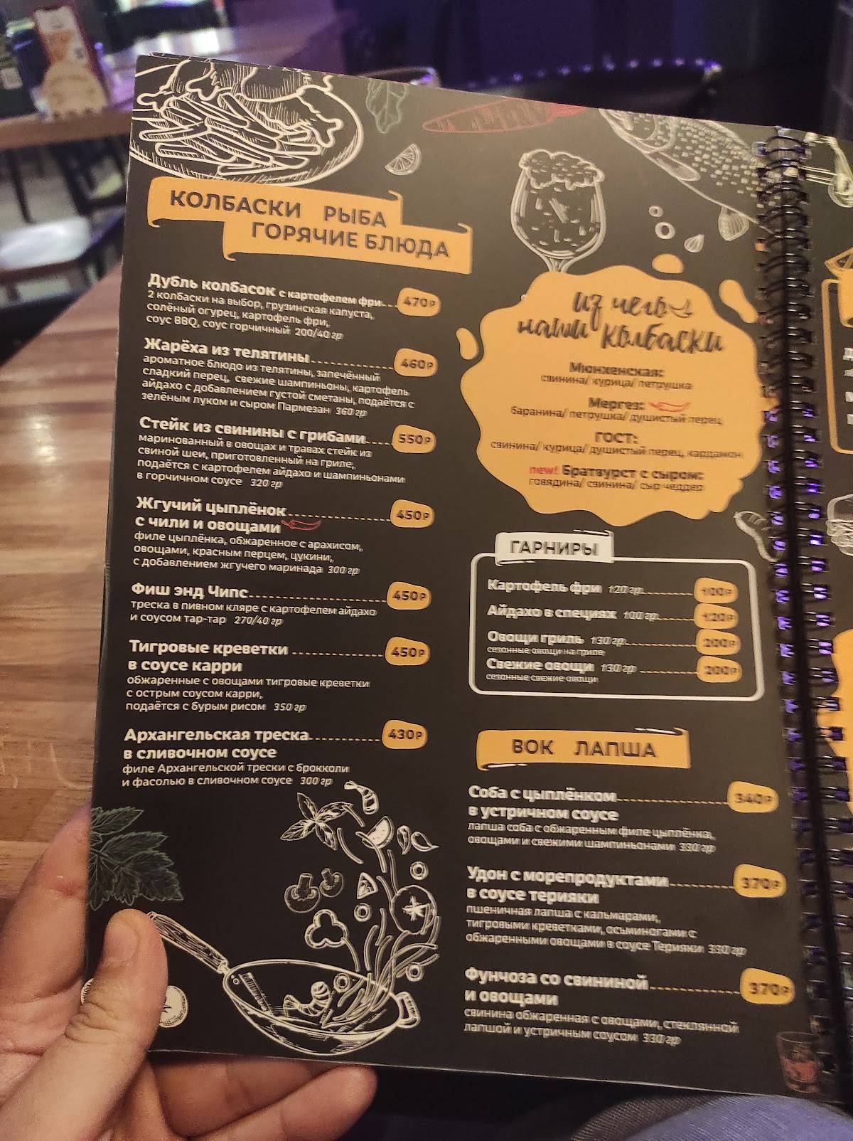 Craft Beery меню