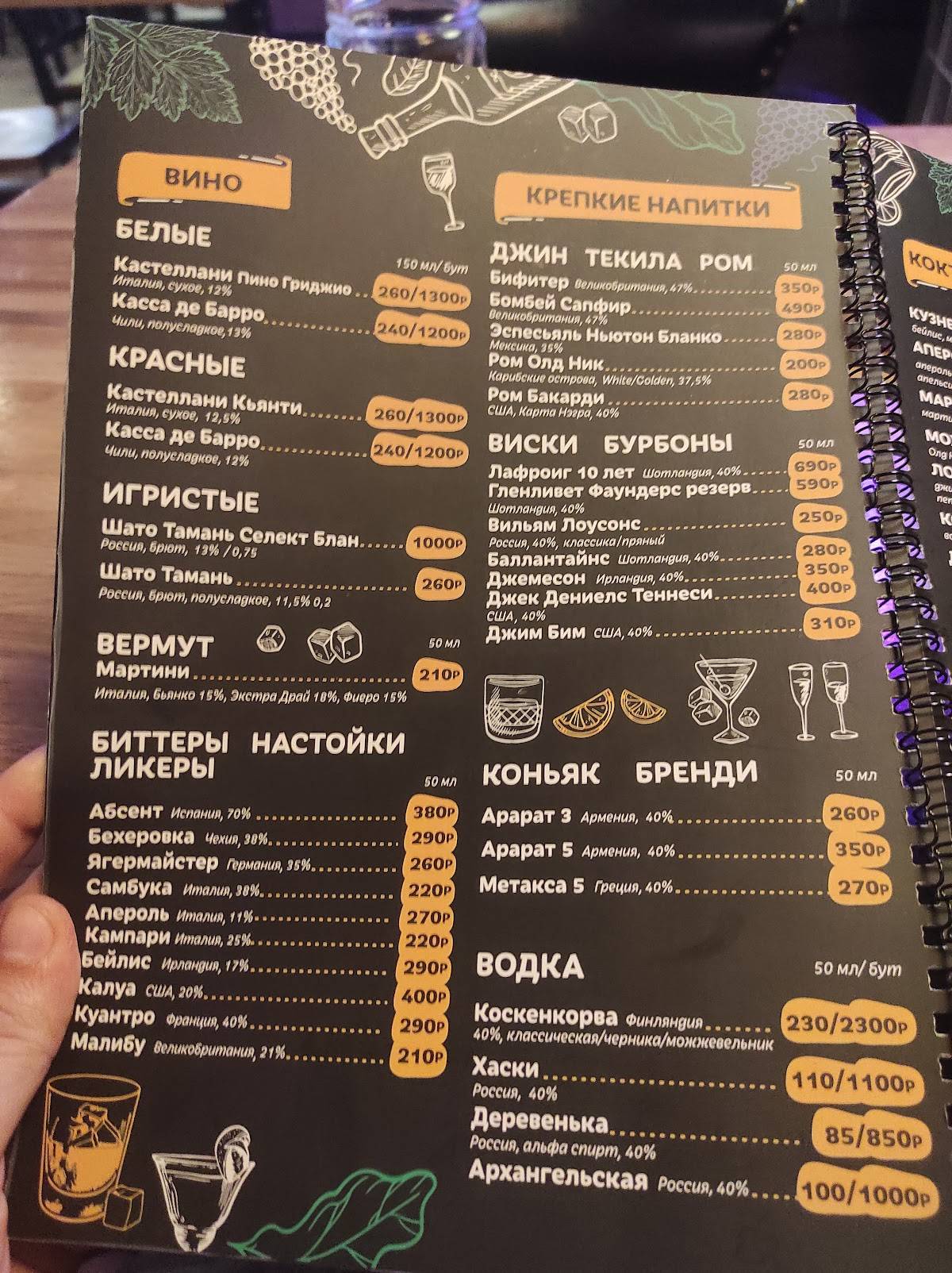 Craft Beery меню