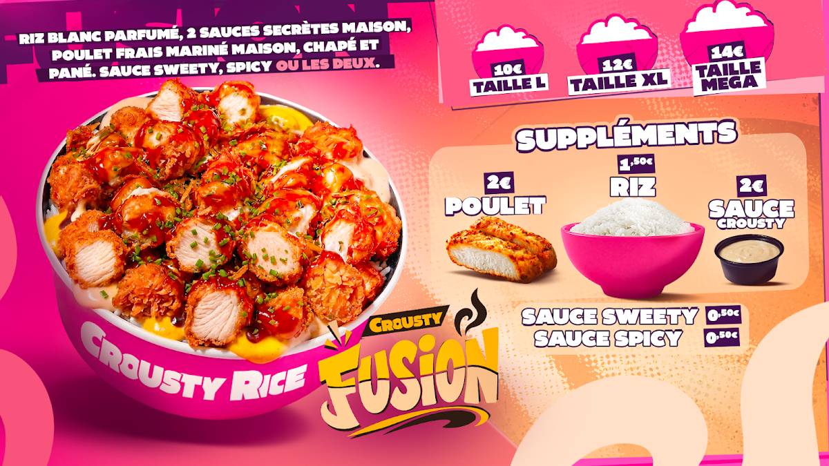 Crousty Rice - Tarbes меню