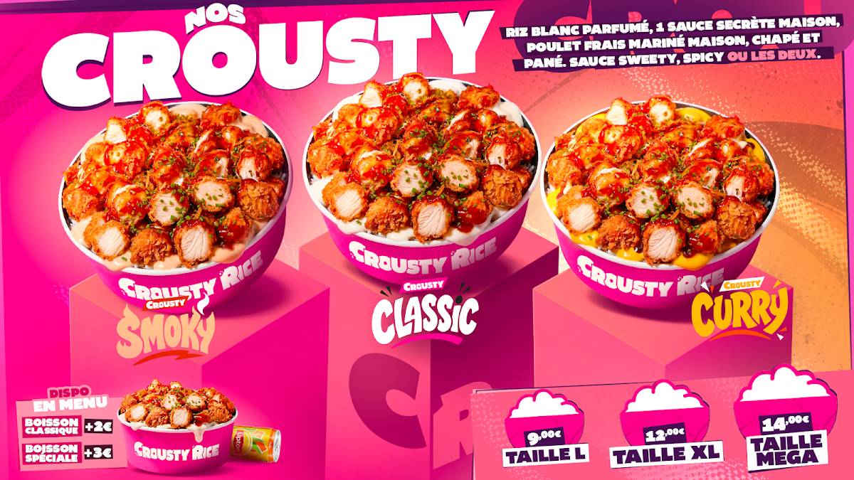 Crousty Rice - Tarbes меню