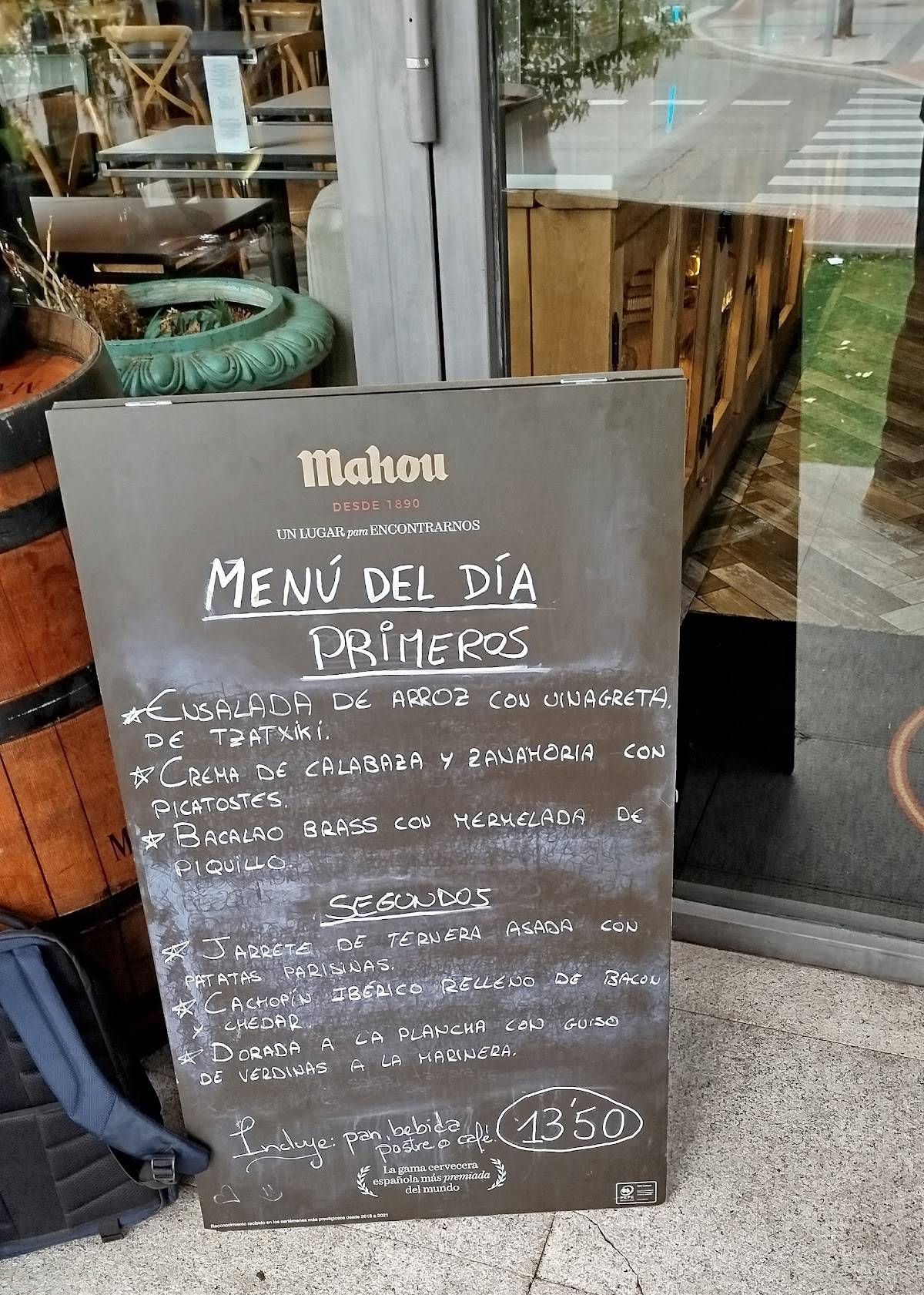 D.O Las Rozas меню