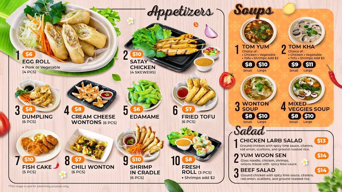 THAI WOK IN & GO меню
