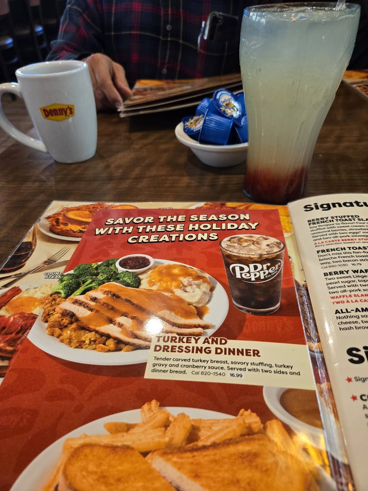 Denny's Restaurant меню