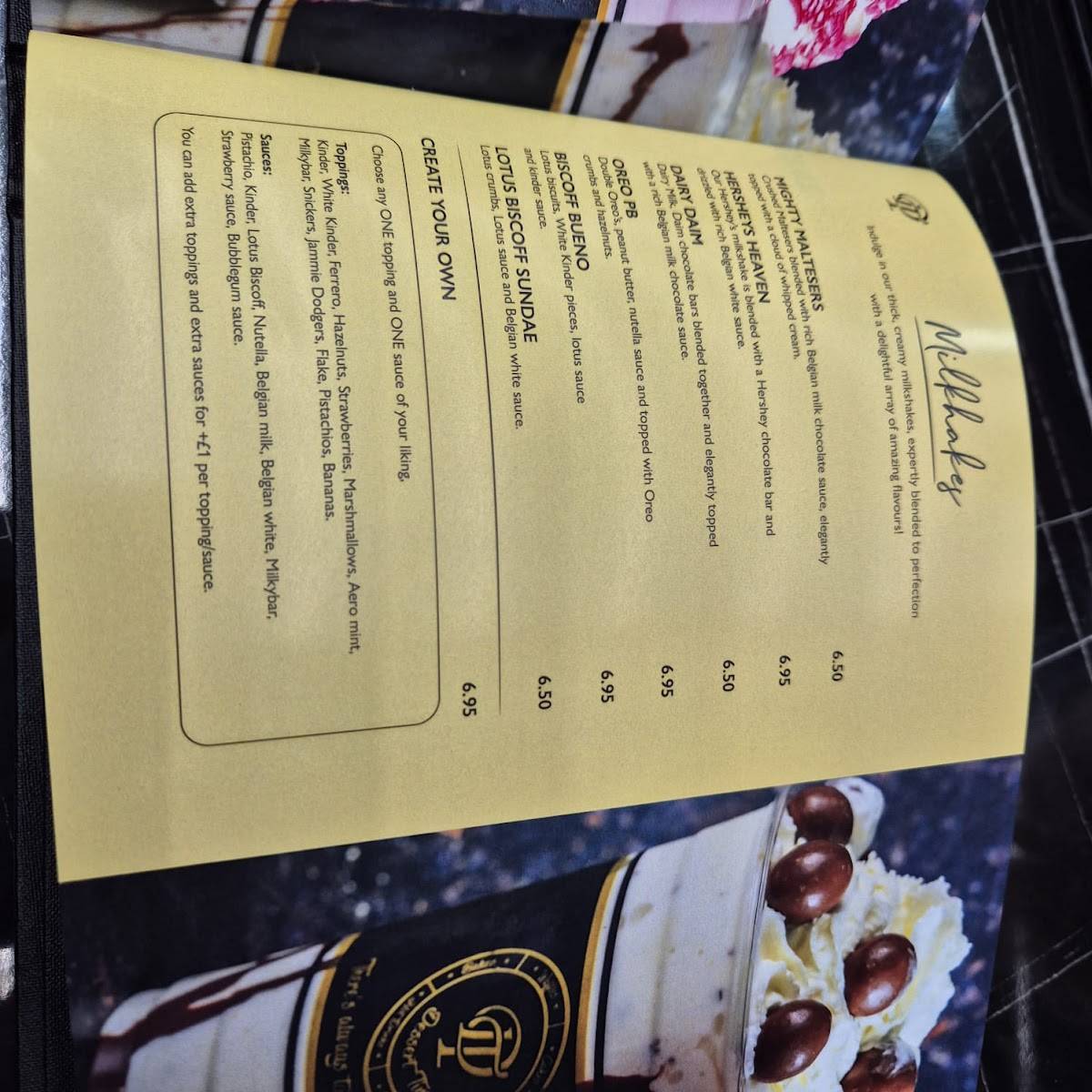 Dessert Time Rotherham меню