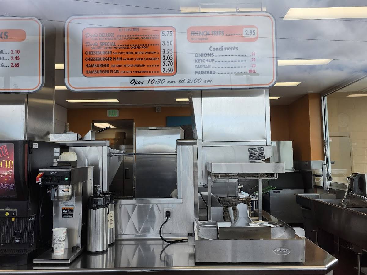 Dick's Drive-In меню