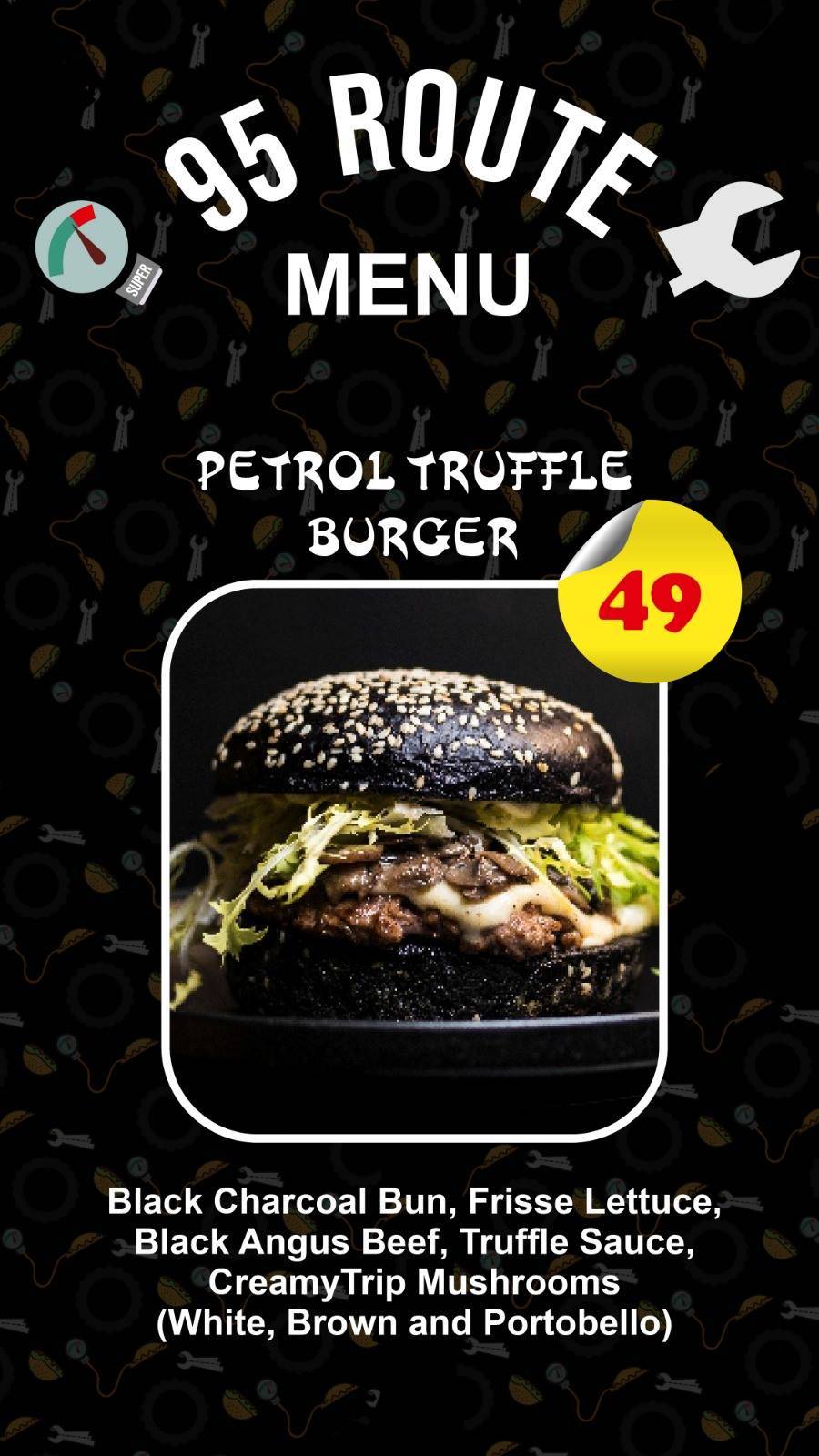 95 Route меню