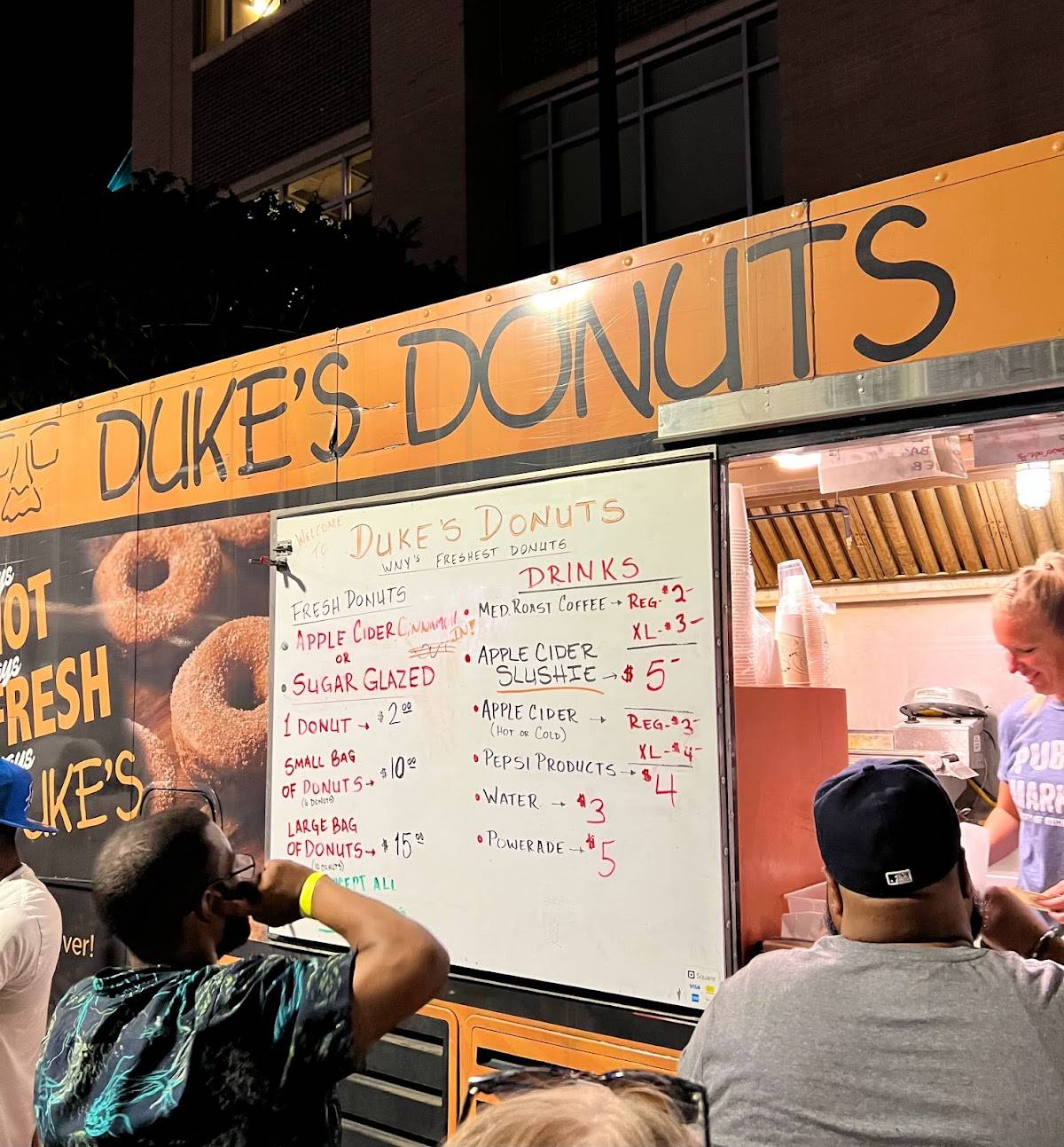 Duke’s Donuts меню