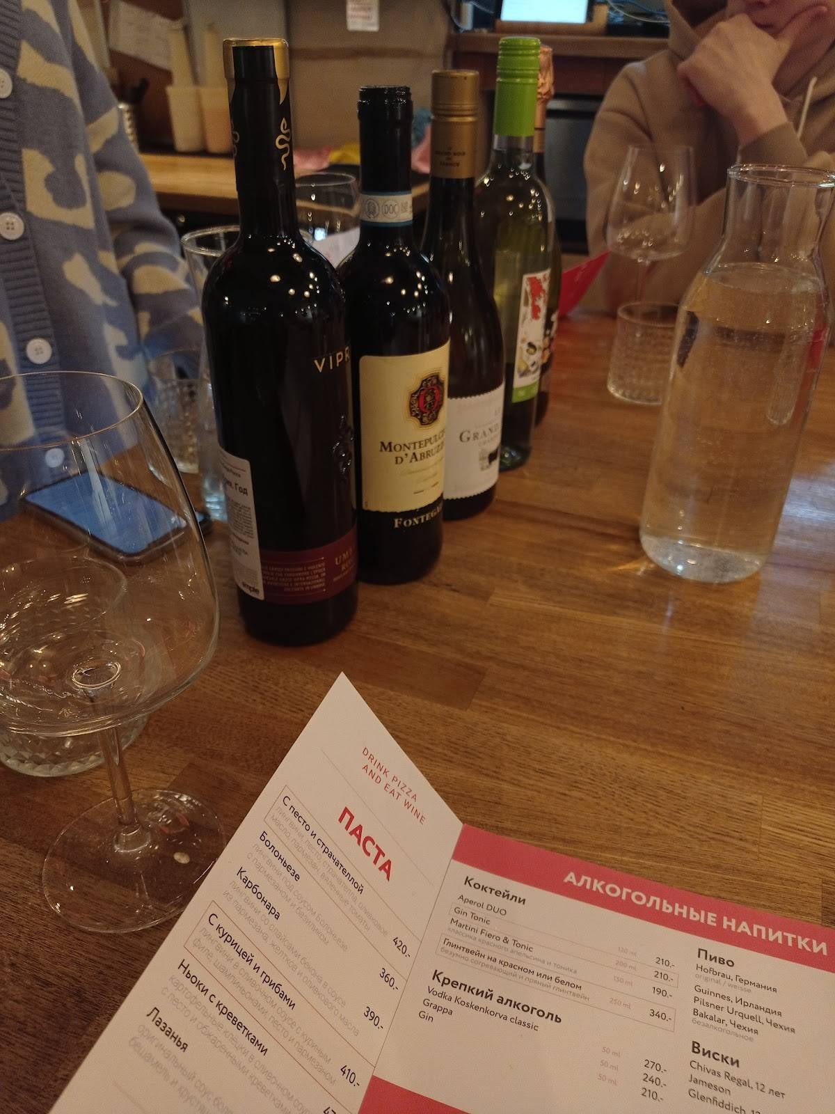 Duo Pizza and Wine меню