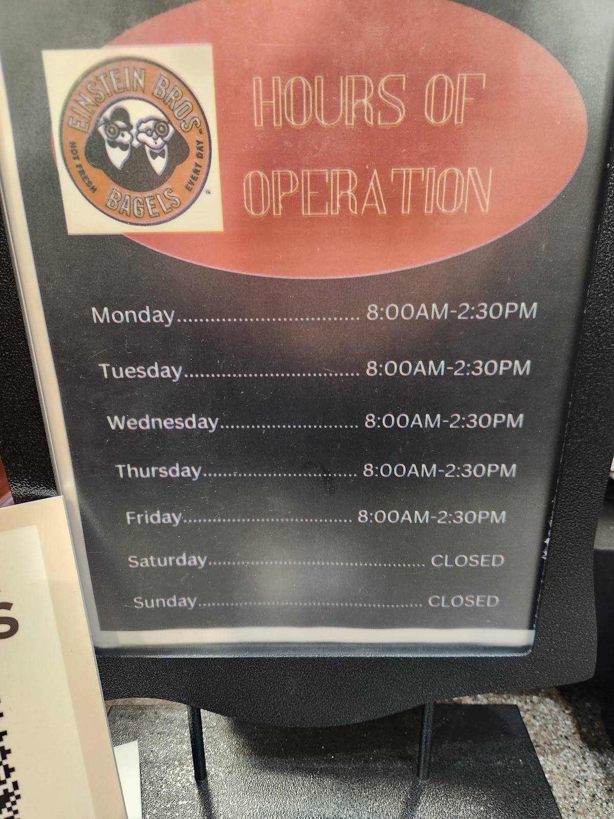 Einstein Bros. Bagels меню