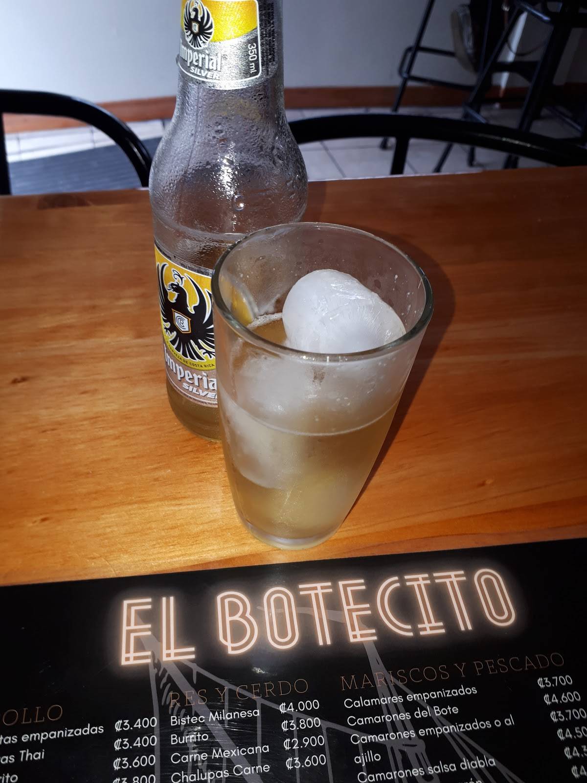 Bar El Botecito меню