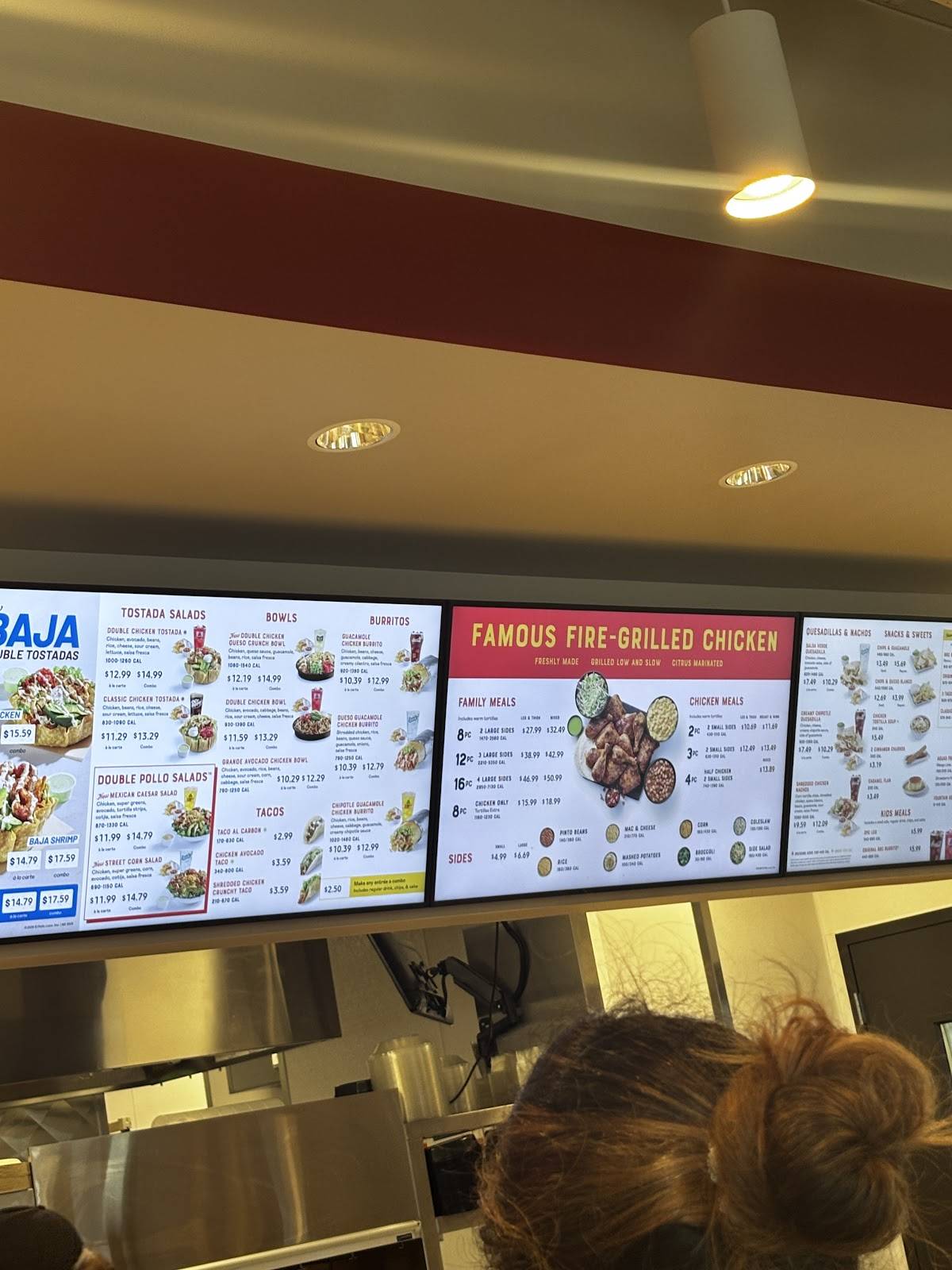 El Pollo Loco меню