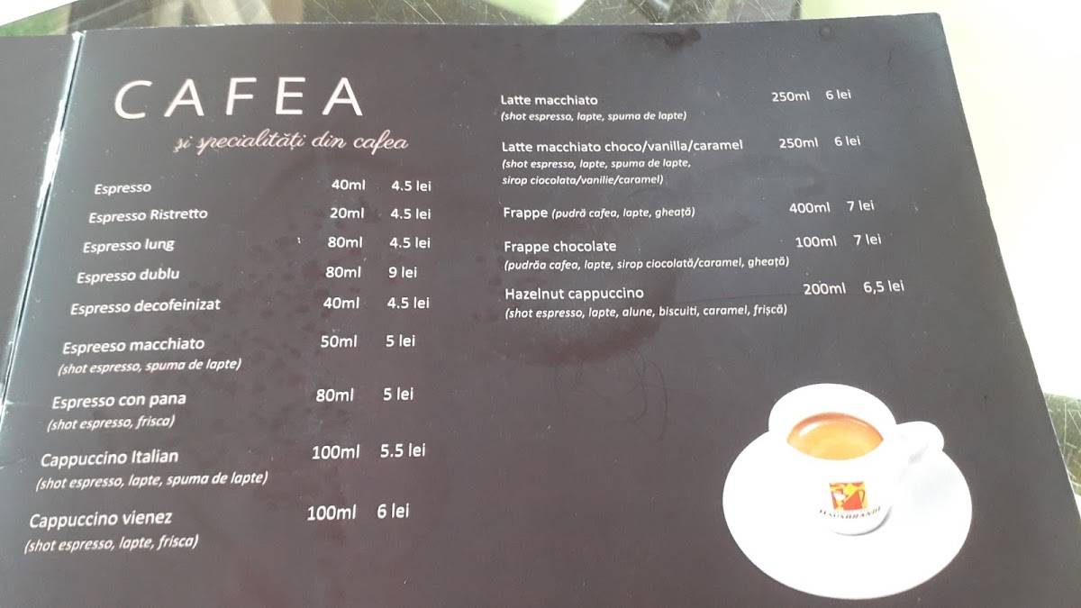 Enjoy Caffe меню
