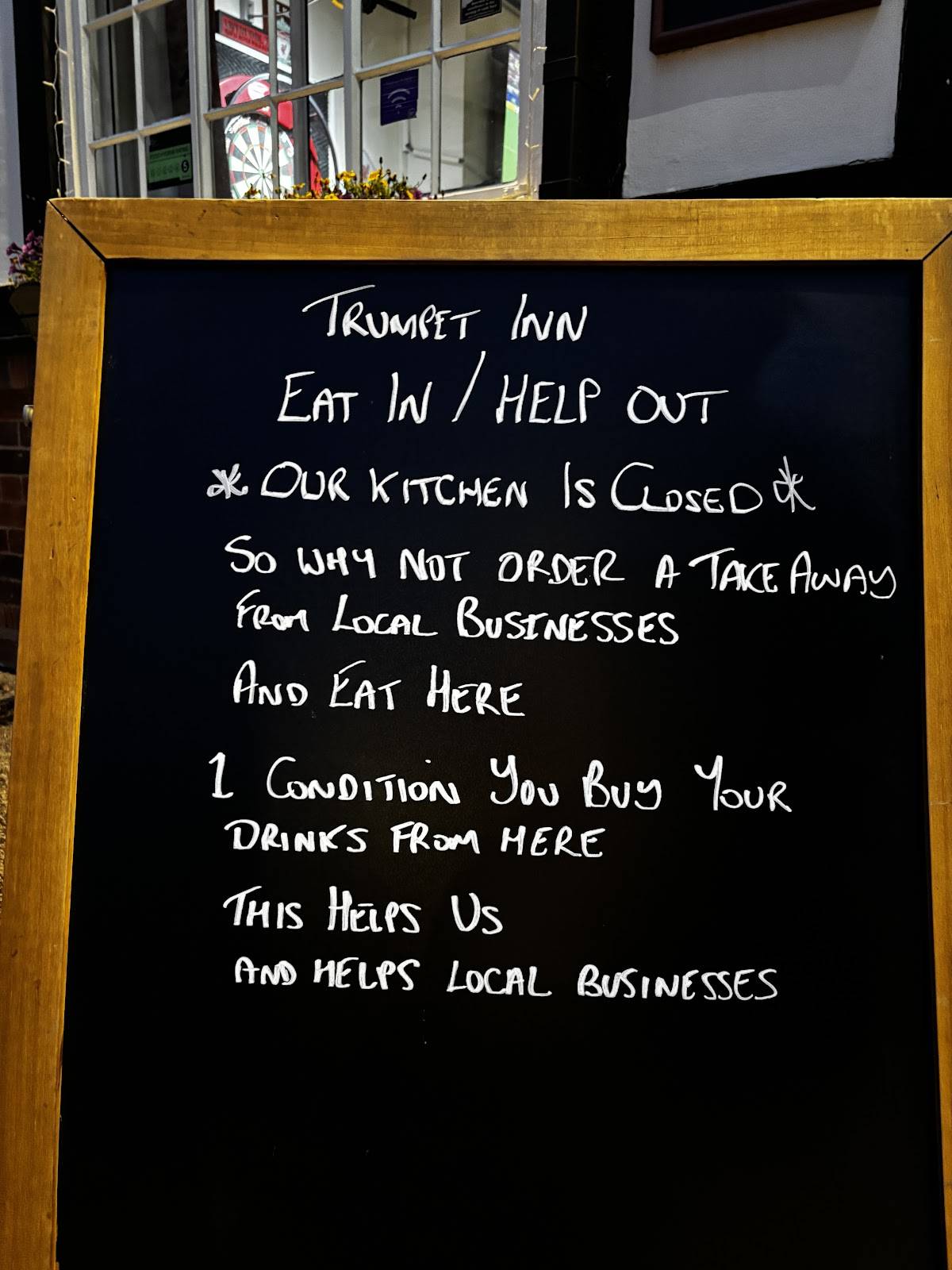 The Trumpet Inn Evesham меню