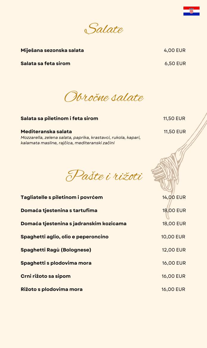 Fine Grill Municipium меню