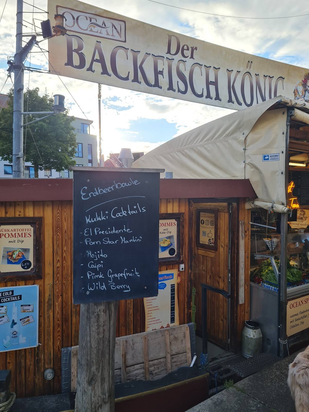 Fischkutter Ocean II- Der Backfischkönig меню