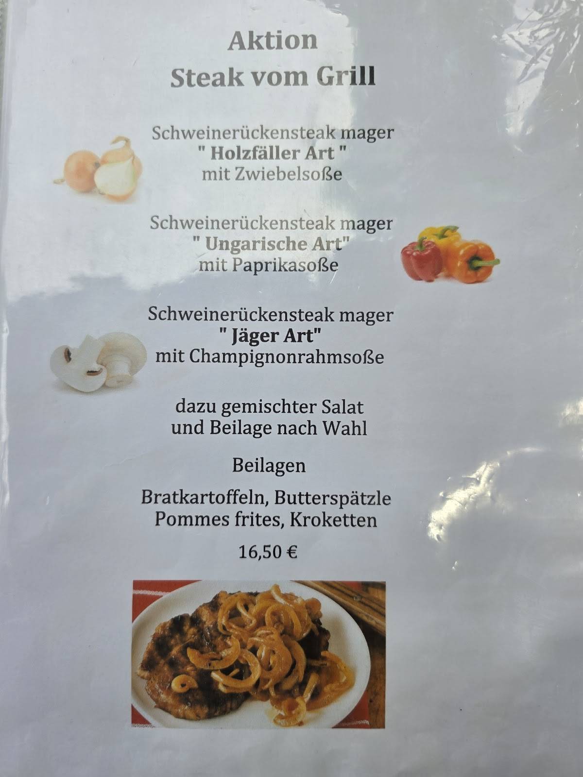 Gasthaus Lamm Ottersdorf меню