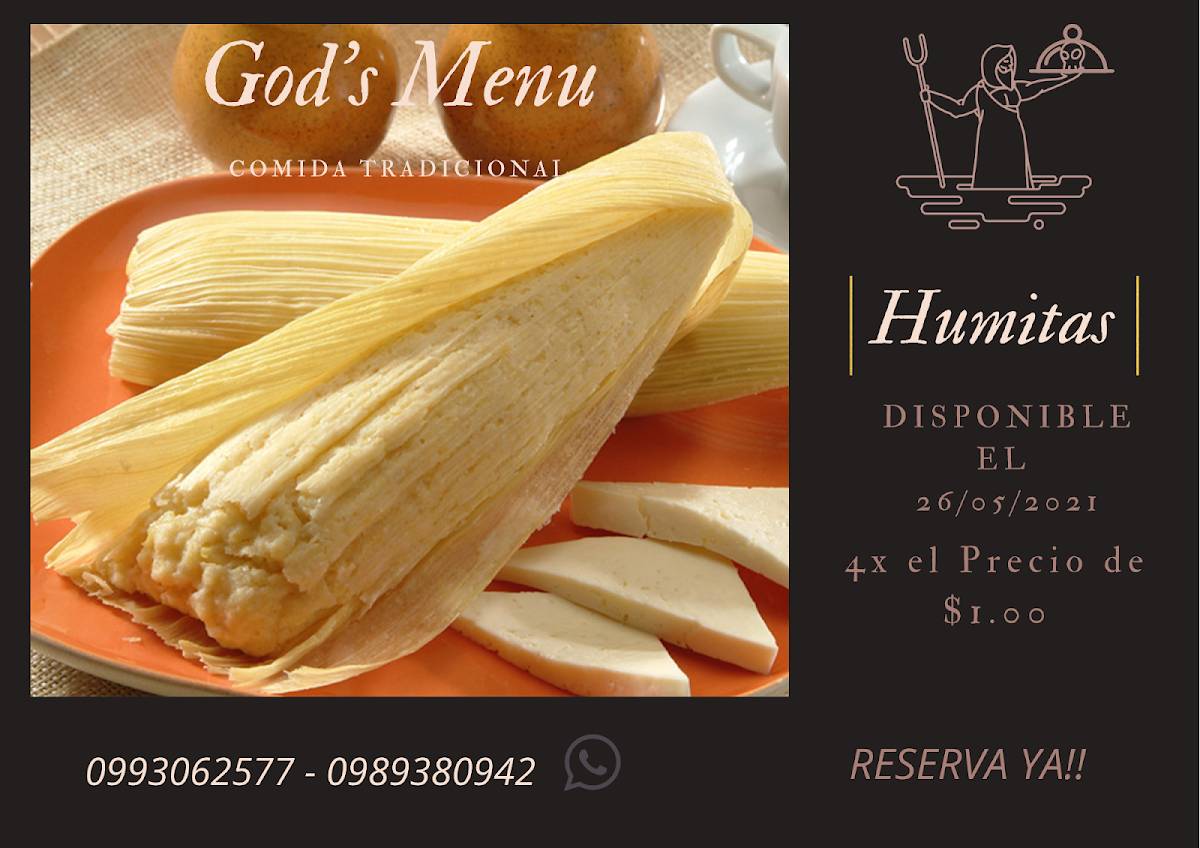 God's Menu меню