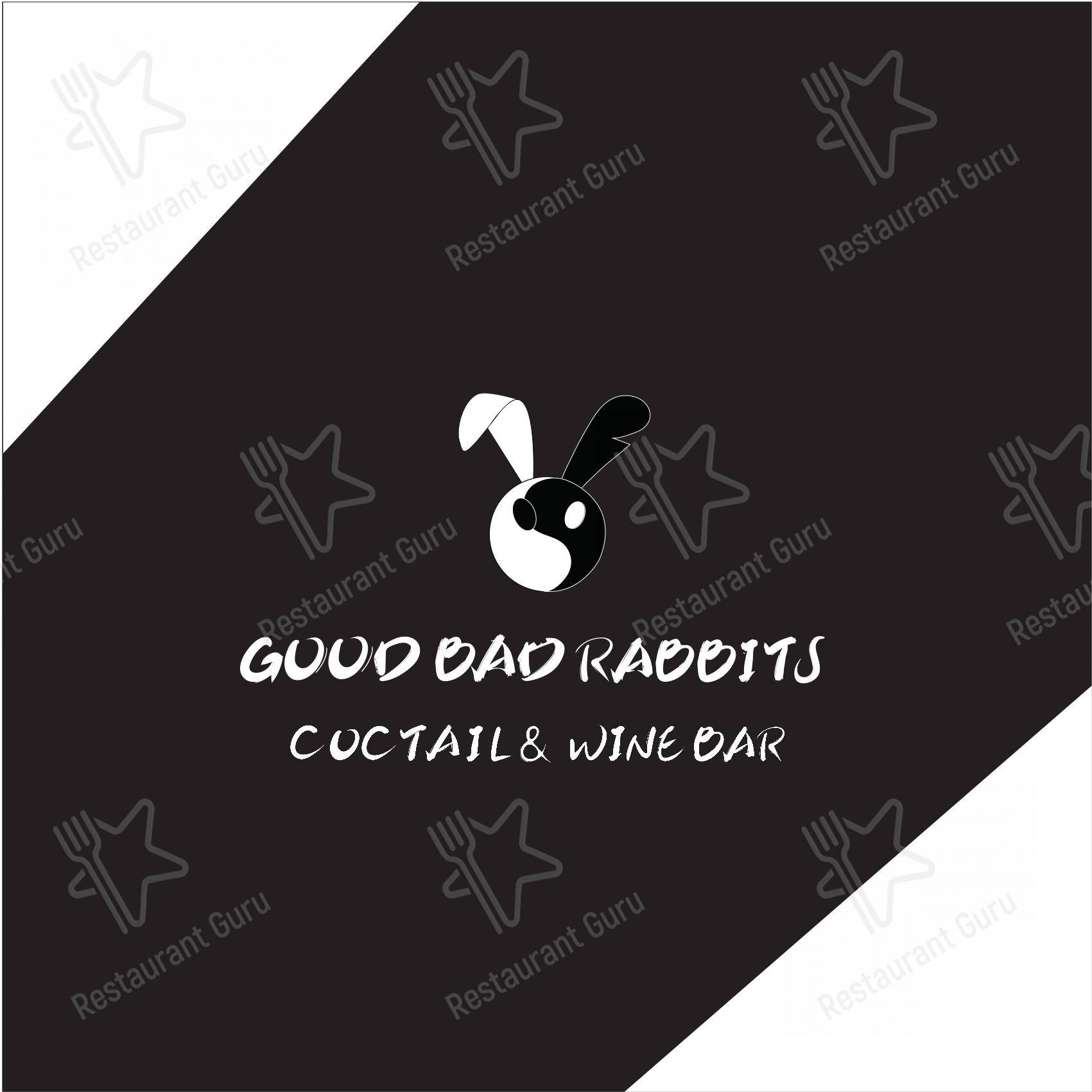Меню Good Bad Rabbits - еда и напитки