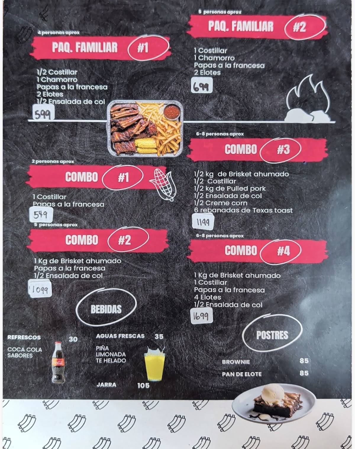 Gringo's BBQ Hidalgo del Parral меню