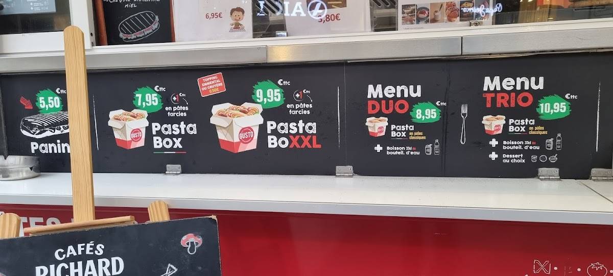 Gusto меню