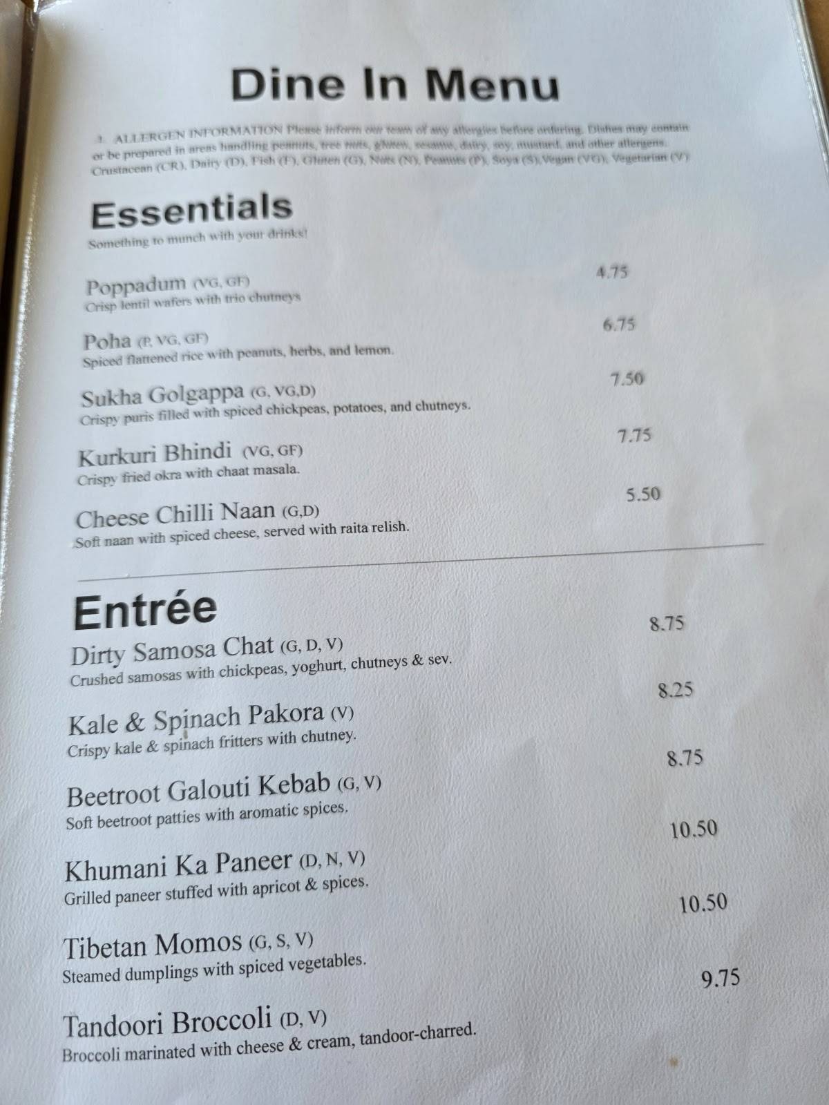 Haldi меню