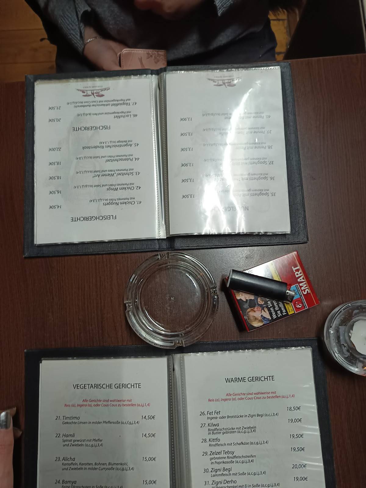 Harambe Afrika Pension Restaurant меню